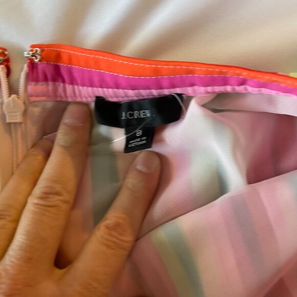 J. Crew Sunburst Skirt pleated midi in watermelon - Picture 11 of 11